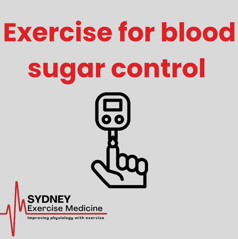 Exercise for blood sugar control program
